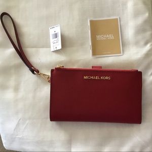 NWT MICHAEL Michael Kors Jet Set Travel wristlet